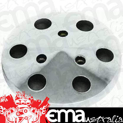 Racing Power Company (RPC) RPCR8850POL RPC Polished Alloy Air Conditioner Clutch Cover fits Sanden Comp