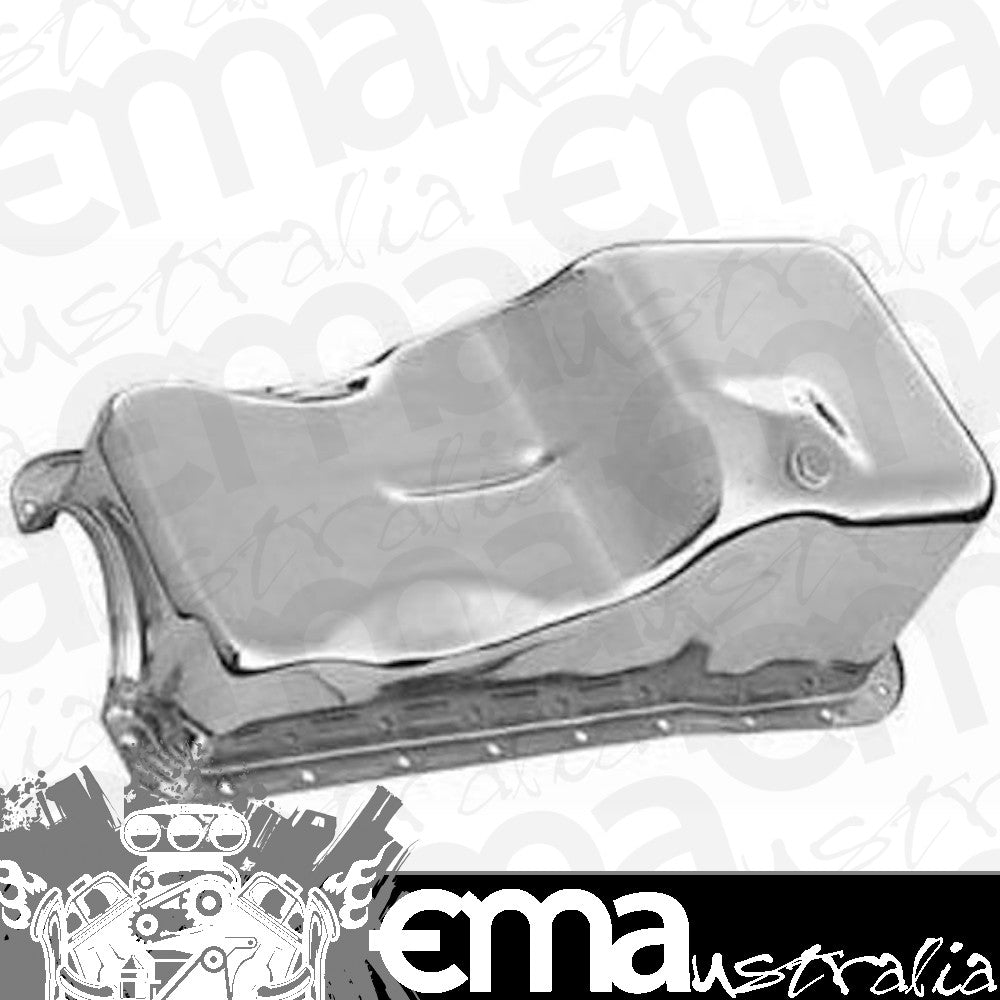RPC RPCR9078 Chrome Steel Oil Pan Ford Windsor 260-302 1965-87