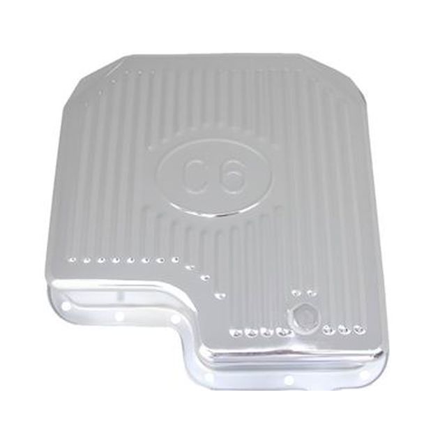 RPC RPCR9127 Ford C6 Deep Transmission Pan Chrome