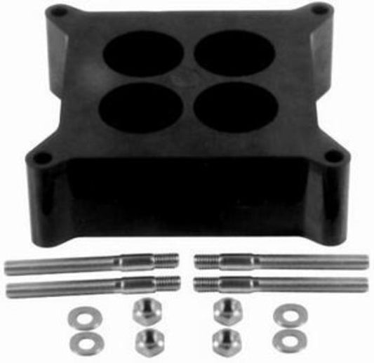 RPC RPCR9135 Phenolic Plastic Carburettor Spacer 1-11/16" Ported 2" Spacer fits Holley/Afb Four Barrel Carburettors Gasket & 3" Stud Kit Included