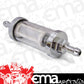 RPC RPCR9247 Glass/Chrome Fuel Filter w/ Replaceable Element 5/16" In/Out
