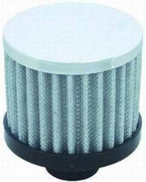 RPC RPCR9308 Chrome Steel Push-In Open Filter Breather w/O Shield 3" Tall fits Valve Covers w/ 1.25" Holes