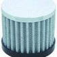 RPC RPCR9308 Chrome Steel Push-In Open Filter Breather w/O Shield 3" Tall fits Valve Covers w/ 1.25" Holes