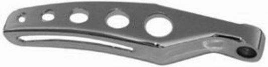 RPC RPCR9321 Chrome Steel Alternator Bracket Top-Custom Style Top Bracket Bolts to Intake Manifold fits 1976-86 SB Chev w/ Long Water Pump