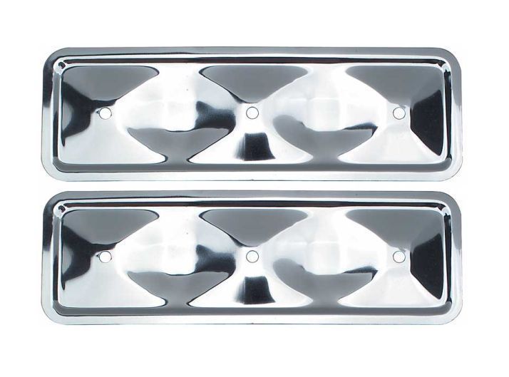 RPC RPCR9341 Chrome Chev 6 Cylinder Side Plate fits Chev 194-230-250Ci 6Cyl