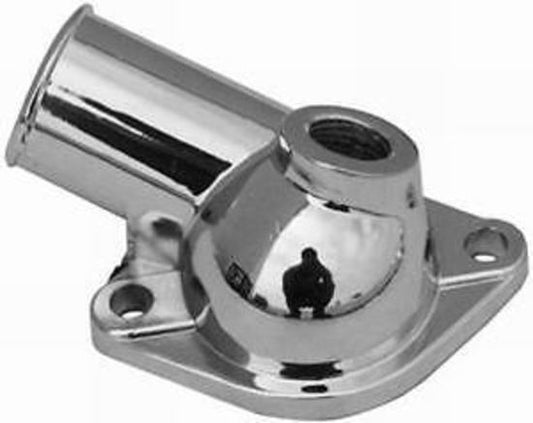 RPC RPCR9468 Chrome Thermostat Housing Chev SB & BB V8 1966-75 1/2" NPT Port