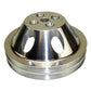 RPC RPCR9479POL Polished Alloy Double V Short Water Pump Pulley Chev SB 283-350