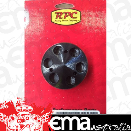 Chev Small Block 283-350ci V8 RPC Black Alternator Pulley Single GroOve suit SB 283-350 Racing Power Company (RPC) RPCR9487BK