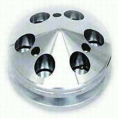RPC | RPCR9487POL | RPC Polished Alloy Alternator Pulley Single GroOve Chev SB 283-350