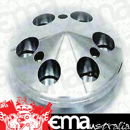 RPC | RPCR9487POL | RPC Polished Alloy Alternator Pulley Single GroOve Chev SB 283-350