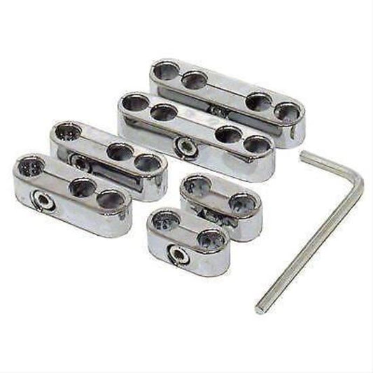 Racing Power Company (RPC) RPCR9576 RPC Pro Style Spark Plug Lead Separator Kit Chrome suit 8-9mm Leads