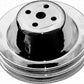 RPC RPCR9601 Chev 265-400 Chrome Steel Twin V Short Water Pump Pulley