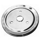 RPC RPCR9602 Chev SB 265-400 Chrome Steel Single V Crank Pulley Short w/ Pump