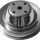 RPC RPCR9605 Chev SB 283-350 Chrome Steel Double V Water Pump Pulley Long Pump