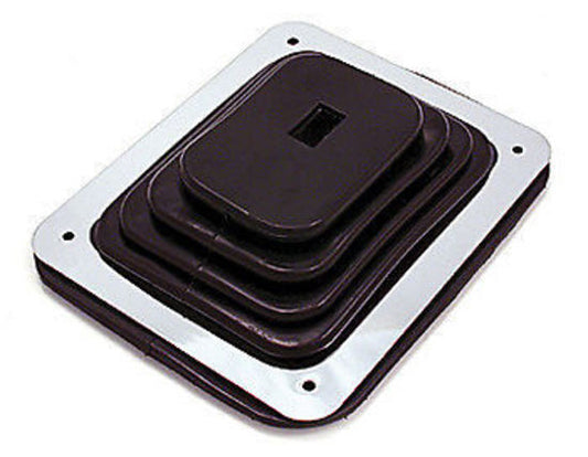RPC RPCR9630 Small Rubber Shifter Boot w/ Chrome Plate 5-5/8" x 6-3/4"