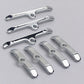 Chevy big block VI 396-454ci & Big block Gen V/VI 454ci V8 RPC Chrome Valve Cover Hold Down Tabs fits Chev BB 396-454 Set Of 7 Racing Power Company (RPC) RPCR9640