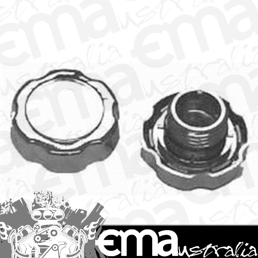 RPC RPCR9696 Polished Aluminium Screw-In Oil Cap fits 1987-Up GM Car & Truck Applications