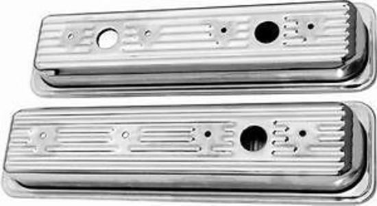 RPC RPCR9702 Chev SB Vortec '87 On Chrome Valve Covers Center Bolt