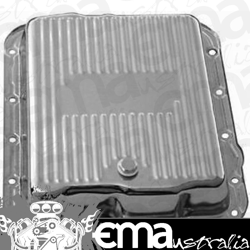 RPC RPCR9712 Th700R4 & 4L60 Chrome Steel Transmission Pan