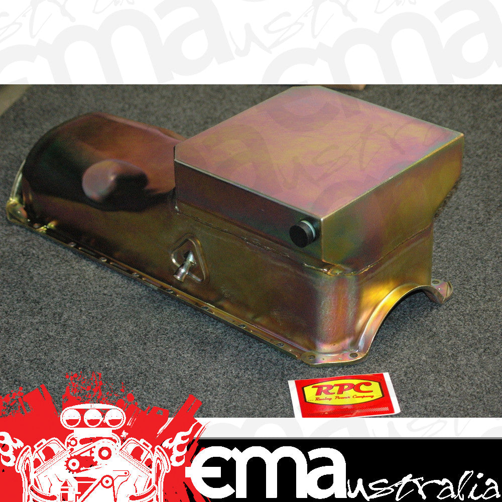 RPC RPCR9728x Chev BB 396 402 407 454 1965-86 Drag Race Oil Pan Zinc Steel