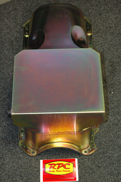 RPC RPCR9728x Chev BB 396 402 407 454 1965-86 Drag Race Oil Pan Zinc Steel