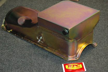 RPC RPCR9728x Chev BB 396 402 407 454 1965-86 Drag Race Oil Pan Zinc Steel