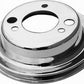 RPC RPCR9817 Chrome Steel Single V Crank Pulley Chev Big Block Long Water Pump