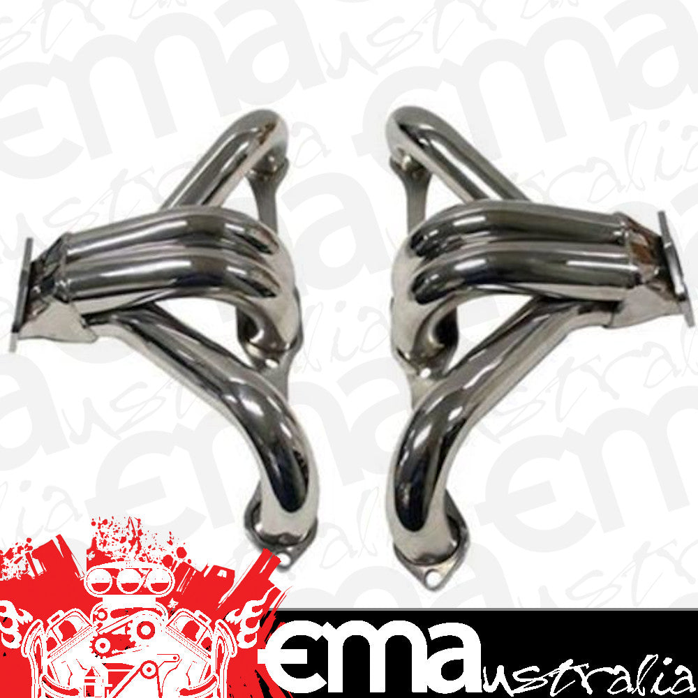 RPC RPCR9966 Small Blockc 1955-Up Street Hugger Headers -Chrome