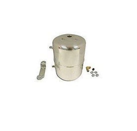 RPC RPCR9971 Racing Power Company Chrome Steel Vacuum System Reservoir Tank