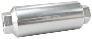 Aeroflow AF66-2044S-40 Aeroflow Pro Filter 40 Micron Silver Female-12ORB 2 x 5.5"