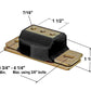 Rocket RPES-31108G GM Th350 Th400 & Powerglide Locking Gearbox Mounts Black Urethane