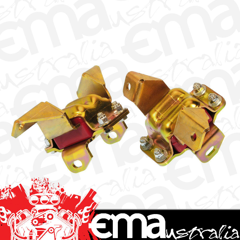 Rocket RPES6-503 Locking Type Engine Mount Zinc w/ Red Urethane suit Ford V8