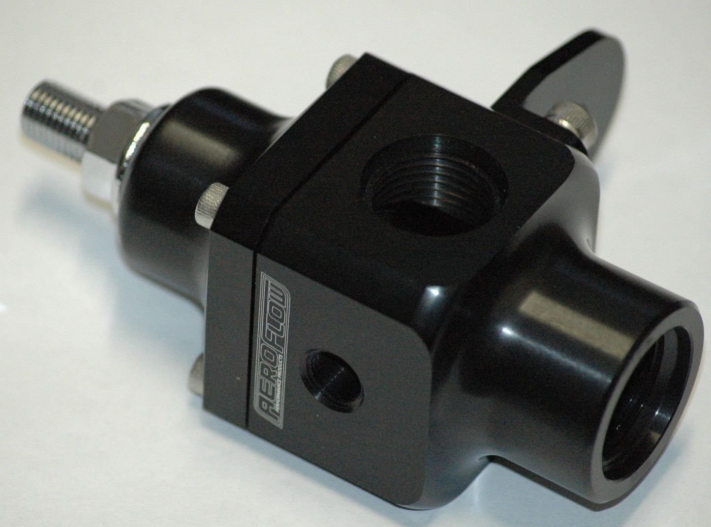 Aeroflow AF66-2047BLK 2 Port Fuel Pressure Regulatorblack 750+ Hp @ 4-12 Psi