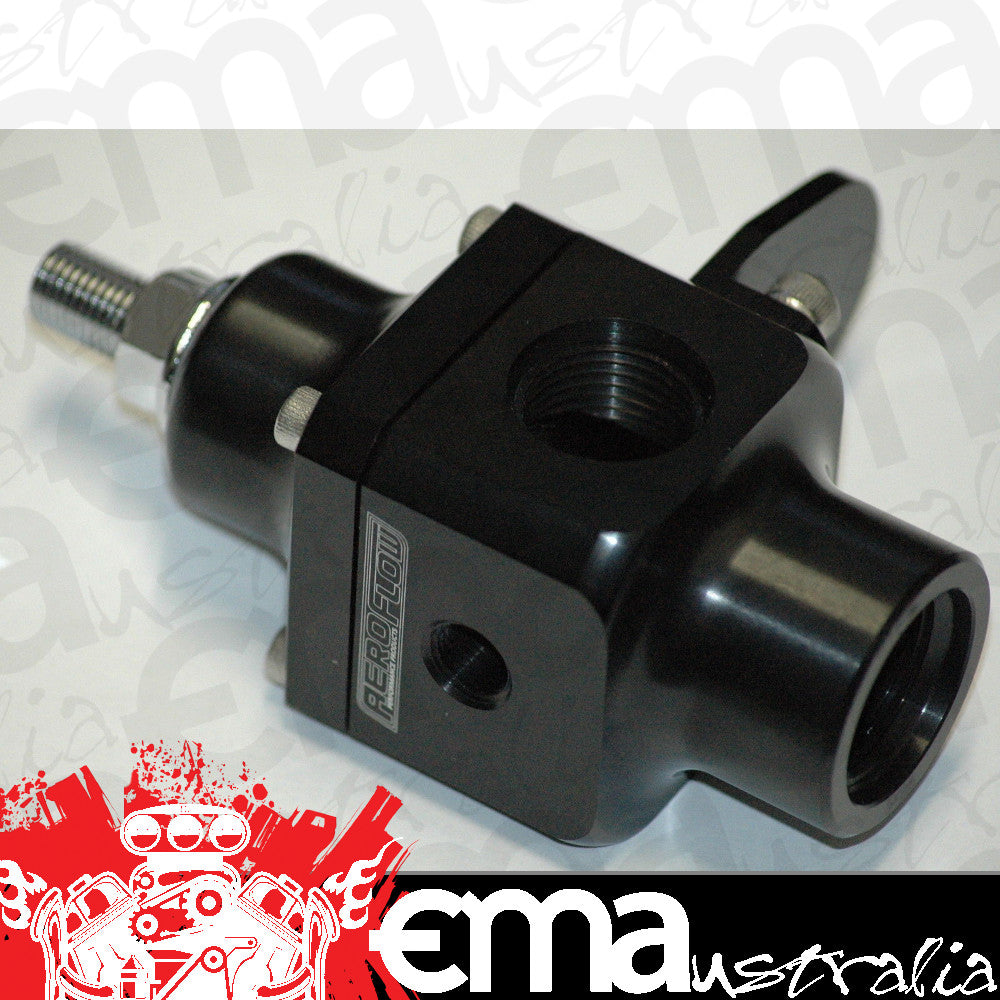 Aeroflow AF66-2047BLK 2 Port Fuel Pressure Regulatorblack 750+ Hp @ 4-12 Psi