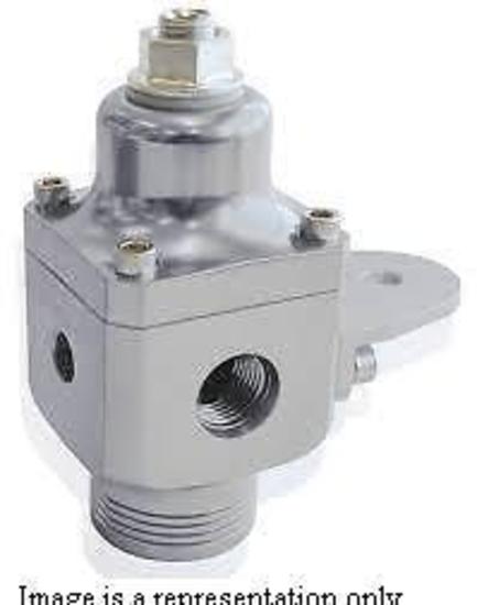 Aeroflow AF66-2047P 2 Port Fuel Pressure Regulatorpolished 750+ Hp @ 4-12 Psi