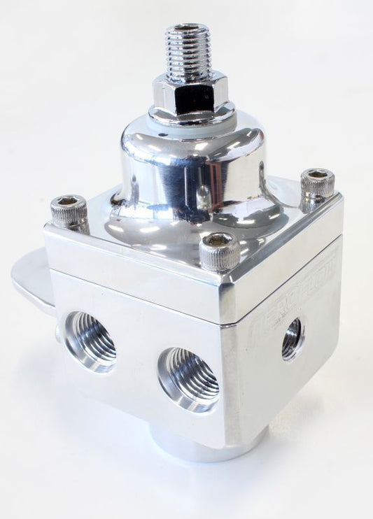 Aeroflow AF66-2048P 4 Port Fuel Pressure Regulatorpolished Carb 1600+Hp 4-12 Psi