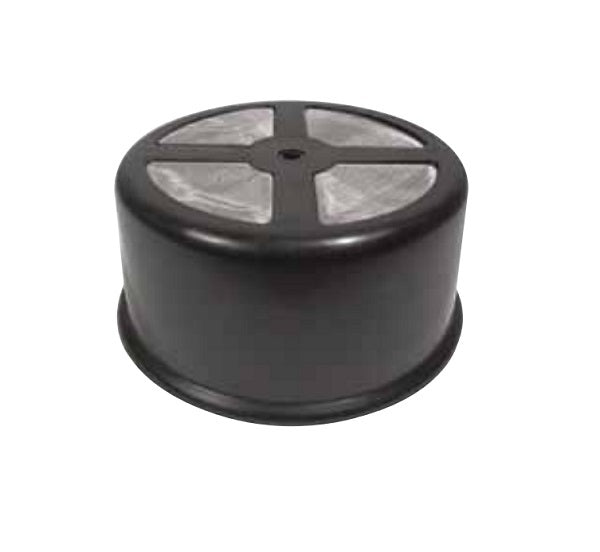 Speedway Products RS-ALL26042 Carb Hat w/ Screen 5-1/8 Black Plastic