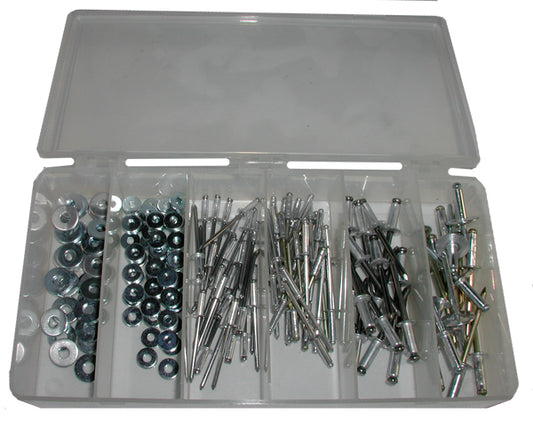 Speedway Products RS-KRP002 Pop Rivet & Washer Kit Steel & Aluminium Rivets