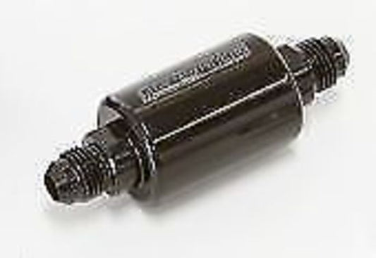 Aeroflow AF66-2052BLK Aeroflow Filter 40 Micron Black -6AN 1.25" x 3" Notes
