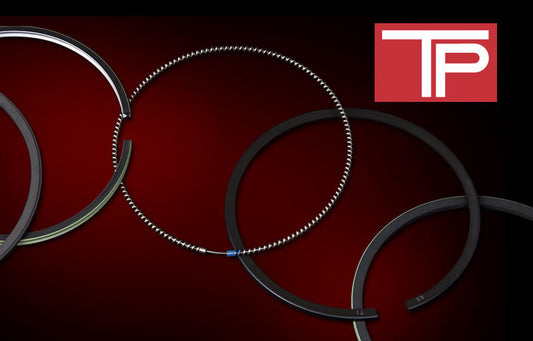 TP Pistons RS4961000CR6TP For Nissan Td42 6Cyl Chrome Piston Rings