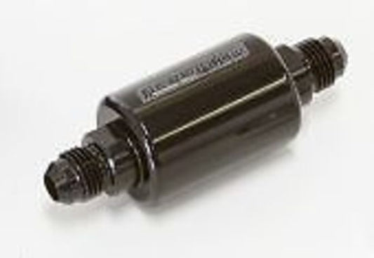 Aeroflow AF66-2053BLK Aeroflow Filter 40 Micron Black -8AN 1.25" x 3" Notes