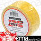 ISC Racers Tape RT2003 Standard Duty Tape - Yellow 2" Wide X 90-Ft. Roll