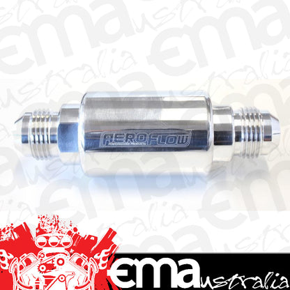 Aeroflow Performance Products AF66-2053P Aeroflow Filter 40 Micron Polished-8AN 1.25" x 3" Notes