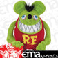 Mooneyes RTA-RNV36 Rat Fink Plush Figure / Pillow - 14" Tall