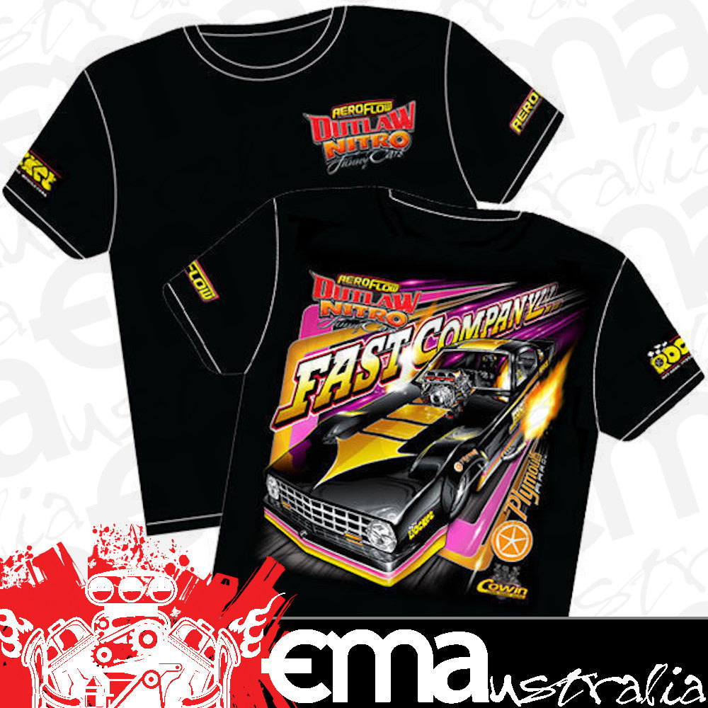 Aeroflow Fast Company Outlaw Nitro Funny Car T Shirt 2X Large Rtfc-XX Large (RTFC-XXLARGE)