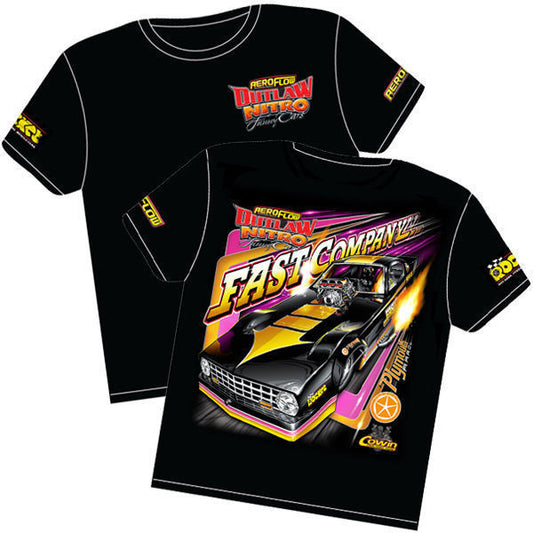Aeroflow Fast Company Outlaw Nitro Funny Car T Shirt 2X Large Rtfc-XX Large (RTFC-XXLARGE)