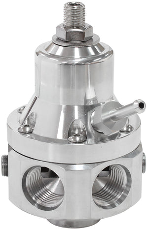 Aeroflow AF66-2060 2000HP EFI FUEL PRESSURE REG 4 PORT -8 E85 ALCOHOL POLISHED
