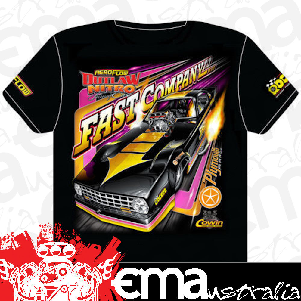 Aeroflow Fast Company Outlaw Nitro Funny Car T Shirt Youth XLarge Rtfc-Youth XL (RTFC-YOUTHXL)