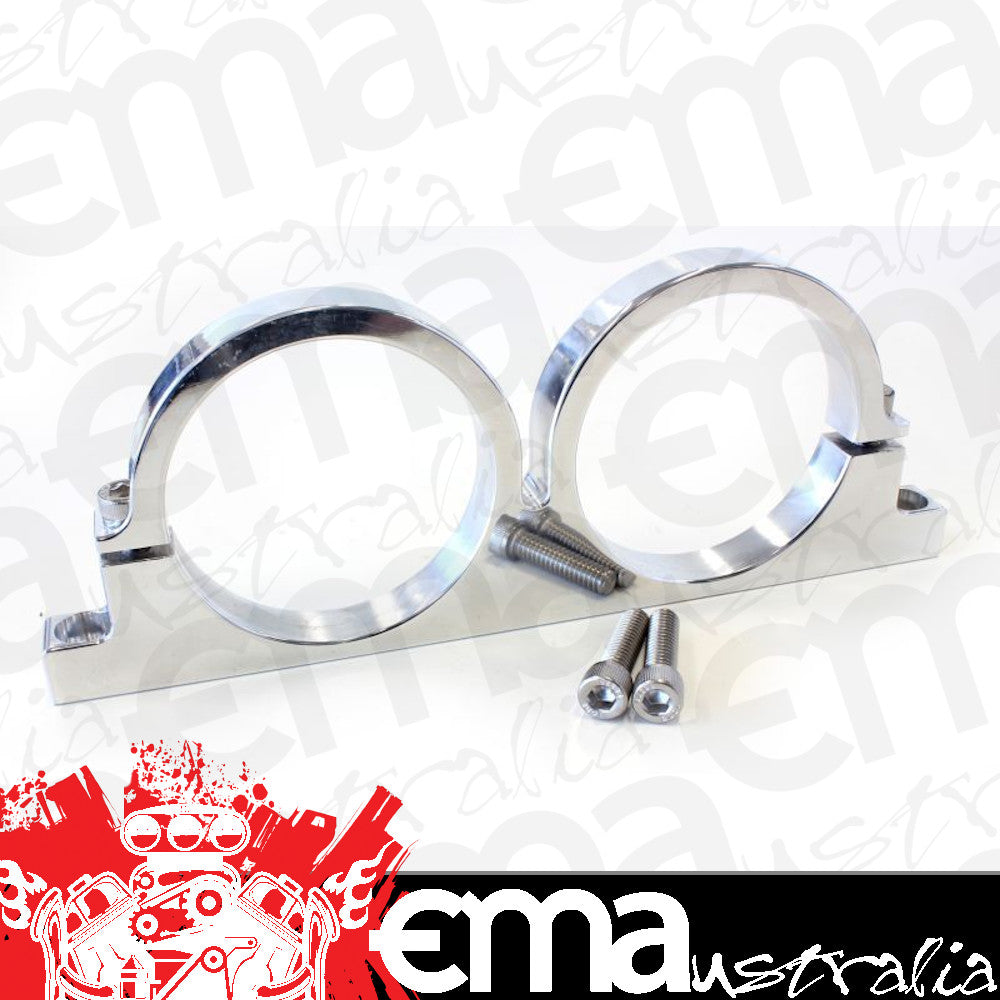 Aeroflow AF66-2246 Aeroflow Billet Dual Bracket For 2.5" Diam Filter AF64-2150