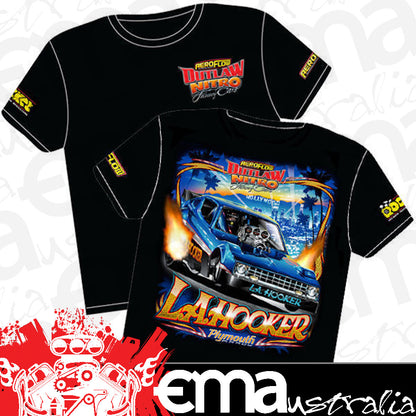 Aeroflow La Hooker Outlaw Nitro Funny Car T Shirt Youth Medium Rtla-Youth Med (RTLA-YOUTHMED)
